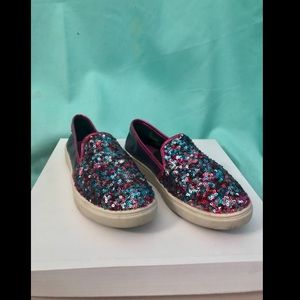 Girls Steve Madden Leather Slip-On Shoes